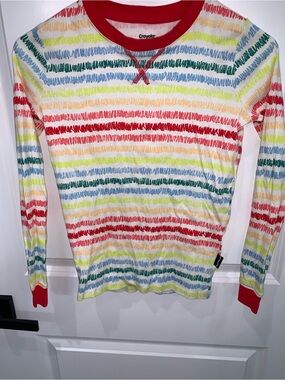 Crayola Kids Long Sleeve Tee in Red, Yellow, Blue, Green
